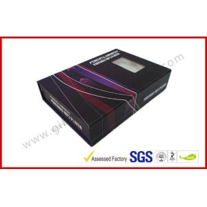 Paper Board Electronics Packaging boxes with Small PVC window Foam