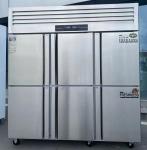 Commercial Vertical Freezer for Kitchen Cooling Large-Capacity Stainless Steel
