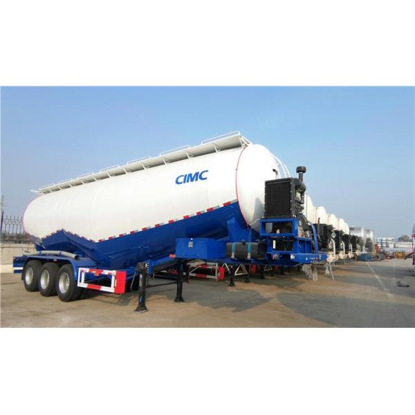 3 Axle W Type Pneumatic Bulker Cement Tanker Truck for Sale-CIMC
