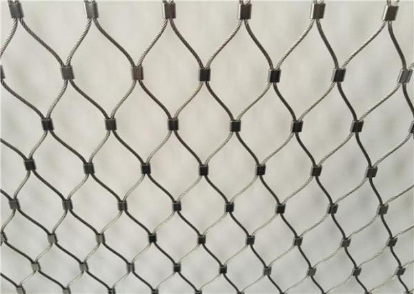 AISI 316 Grade Stainless Steel Wire Rope Mesh Anti - Falling Mesh Fence