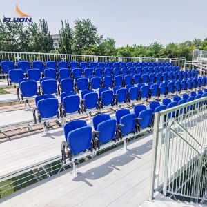 China Customized Size Aluminum Bleacher with PP/HDPE Material for Easy Installation and Disassembly in Stadium Seating on sale