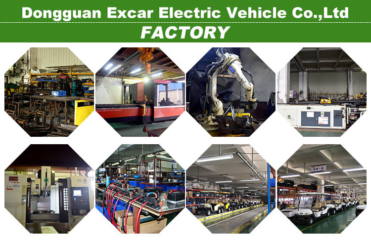 Excar 8 Seaters Sightseeing Electric Shuttle Bus 72V Tourist Car