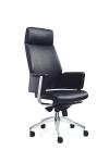 Adjustable Leatherite Armless Executive Office Chair Swivel