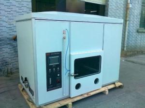 China Horizontal Flammability Tester Chamber Safety for Electrical Wires , Cables and Flexible Cords factory