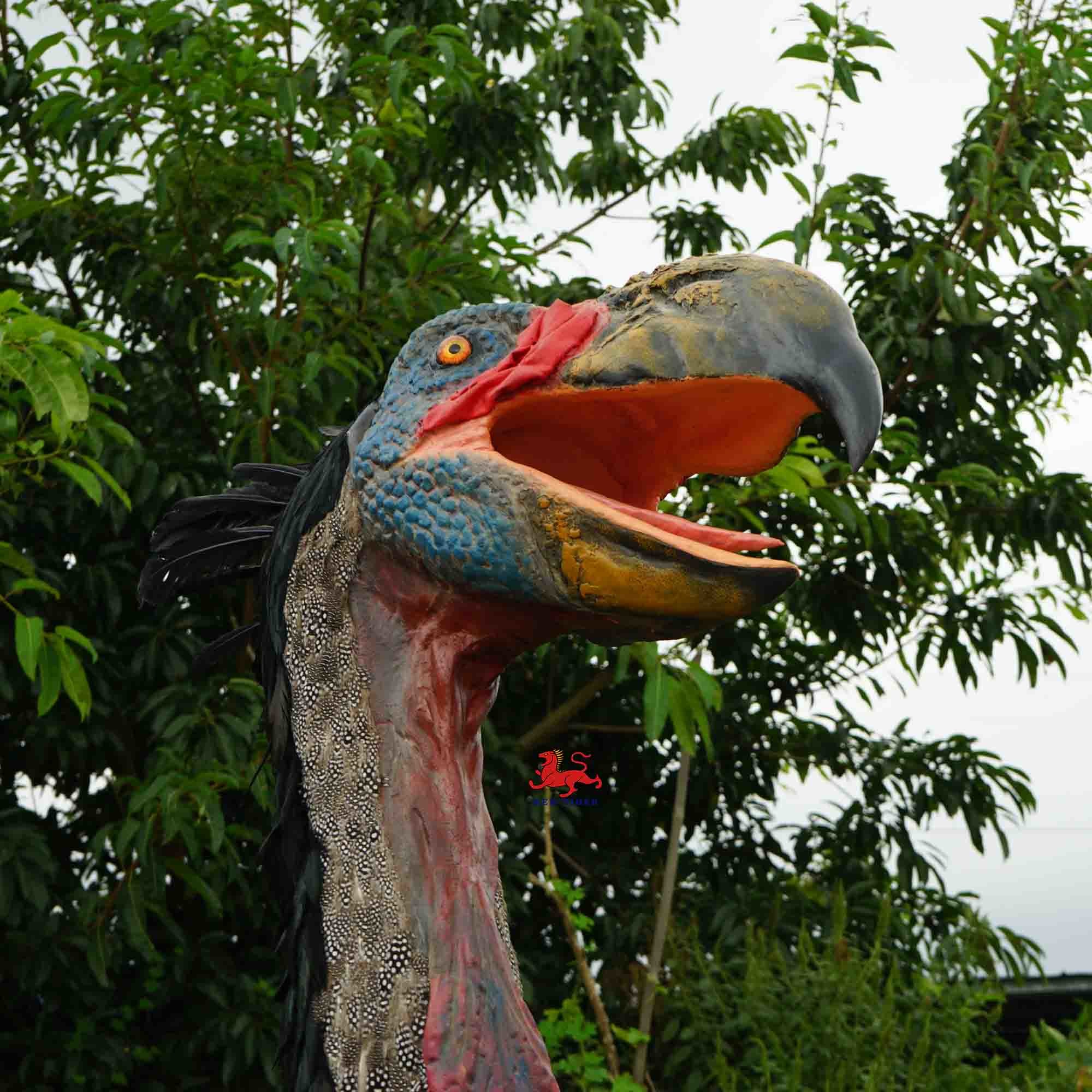 Sunproof Realistic Animatronic Animals Dinornis Model Adult Age