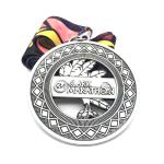 Gold / Silver / Bronze Plated Custom Logo Medal For Sport Zinc Alloy Paint