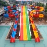 Rafting Spiral Amusement Park Water Slide Rainbow Racer For Aqua Park