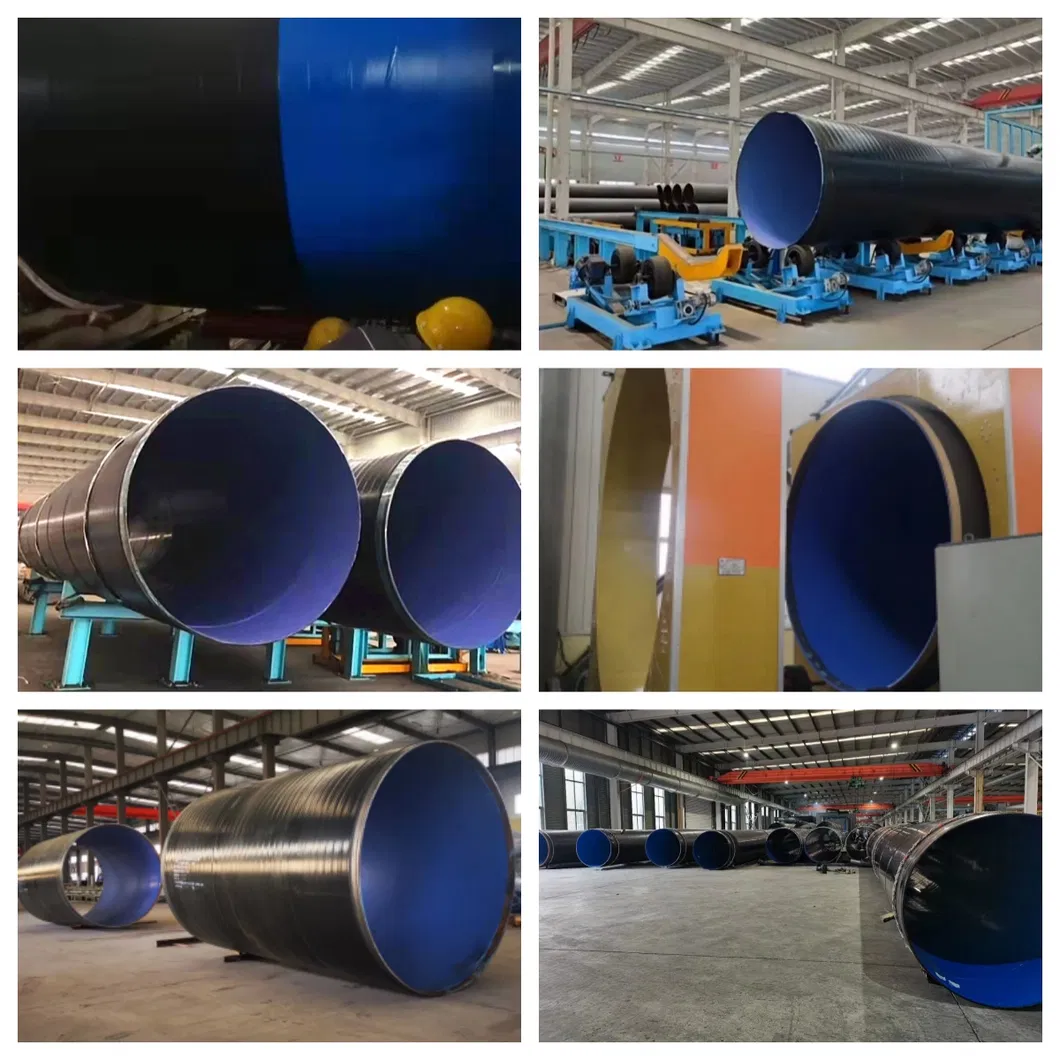 3lpe Steel Pipe Anti-Corrosion Equipment with Epoxy Mastic Coated Pipe