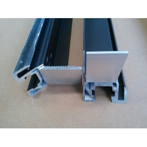 Black Anodized Alum ZEP Solar Panel Frame Material with Four Corner Key Block