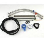 Competitive price kitchen water tap with steel body brushed finish