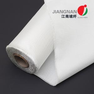 China Fire Resistant Satin Weave E glass Fiberglass Fabric With 39 Width , 0.4mm 430g 3732 on sale