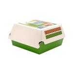Glossy Lamination Food Snack Burger Packaging Box Eco-Friendly Fast Food