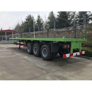 China 13T Loading Capacity Howo Flatbed Semi Trailer With Air Suspension on sale