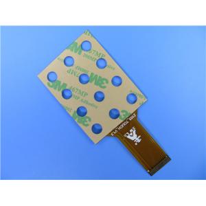 Single Layer Flexible Printed Circuit Board With 3M Tape and Immersion Gold for