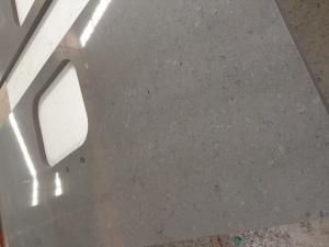 China Kitchen Solid Stone Countertops Artificial Material Fashion Blue Color factory