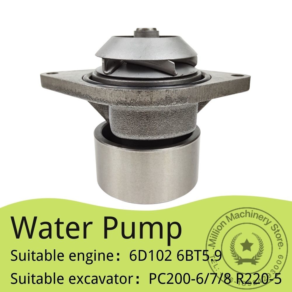 6735-61-1501 6735-61-1500 Excavator Water Pump 3389145 6D102 6BT5.9 Cummins Engine KOMATSU HYUNDAI R220-5