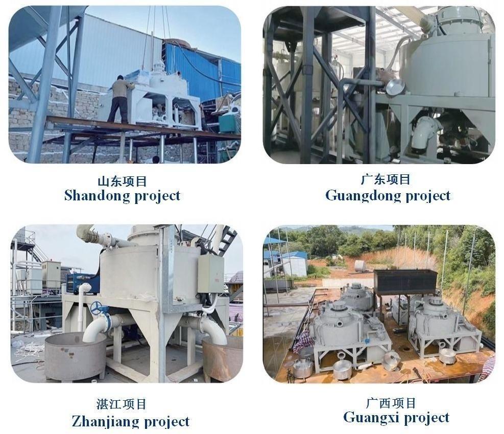 OEM Feldspar Purification Wet High Intensity Gradient Magnetic Separator for Silica Sand