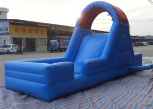 China Backyard Mini Commercial Inflatable Slide With Lead Free PVC Material factory