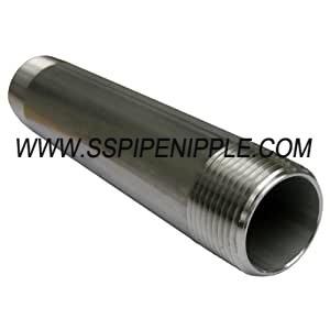 China Niple Acero Inoxidable 304/316 CEDULA 40 ROSCA 1/2 X 3&quot; NPT ANSI/ASME B1.20.1. factory