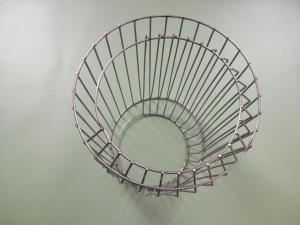 China Nordic Silver 304 Ss Metal Wire Basket With Handle For Fruit Storage factory