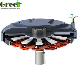 China 2KW Coreless Permanent Magnet Generator 180rpm For VAWT factory