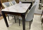 Durable Square Oak Dining Table , Solid Oak Dining Set For Small Room Units
