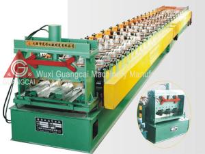 China Steel Floor Deck Roll Forming Machine Thickness 0.7 - 1.2mm Range Can Be Available factory