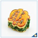 Chinese Style Hollowed-out Jewelry Box Rhinestone Decorative Trinket Box SCJ572