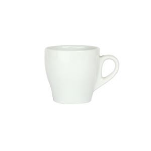 China 220cc Large Porcelain Tea Cup Custom Logo For Restaurant Dishwasher Safe factory