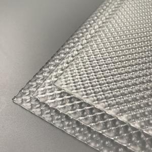 China Prismatic Window Decoration 3mm Embossed Acrylic Sheet factory