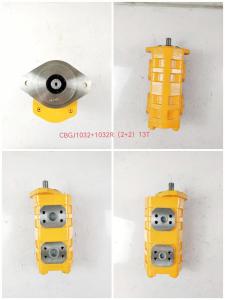 China Customization Gear Pump CBGJ1032+1032R(2+2)13T Double Gear Komatsu Hydraulic Pump factory