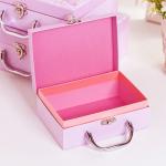 Mini Paperboard Cardboard Suitcase Gift Box Favor Packaging For Clothes