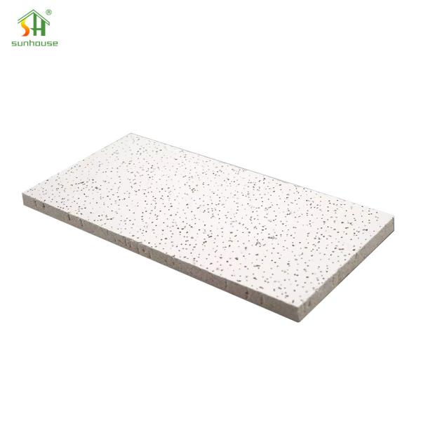 Moisture Resistant Mineral Fiber Ceiling Tiles Waterproof Rock Wool Panels