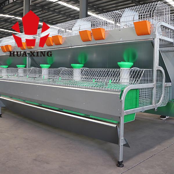 Hot Dipped Galvanized Meat Rabbit Battery Poultry Cage Commercial Rabbit Farm