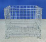 High Visibility Industrial Wire Container Electrozinc Plated Finish