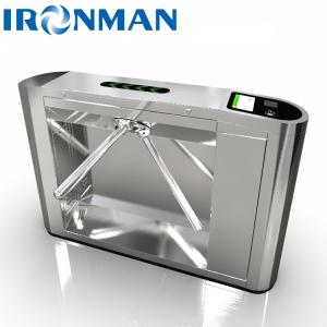 China Tiejun Tourism Drop Arm Turnstile Security Gate With Smart Housing on sale