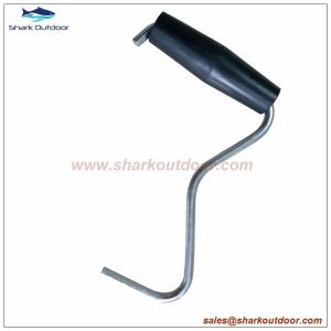 China Steel tent peg puller tent stake extractor 14cm factory