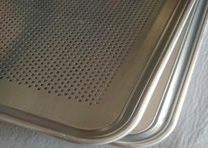 China Baking / Drying Perforated 40x60cm Stainless Steel Wire Mesh Trays factory