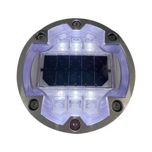 China Embedded Solar Underground Light IP68 Aluminum Casing 6 Screws LED Road Studs factory