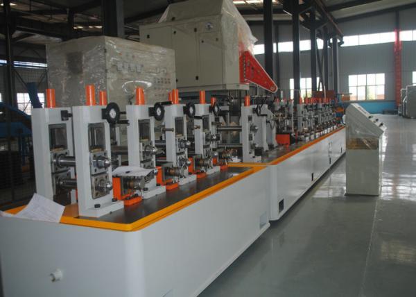 Precision Tube Mill Metal Steel Round / Square Pipe Making Machine High speed