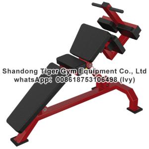China Gym Fitness Equipment Adjustable Abdominal Board / Solid Abdominal bench factory