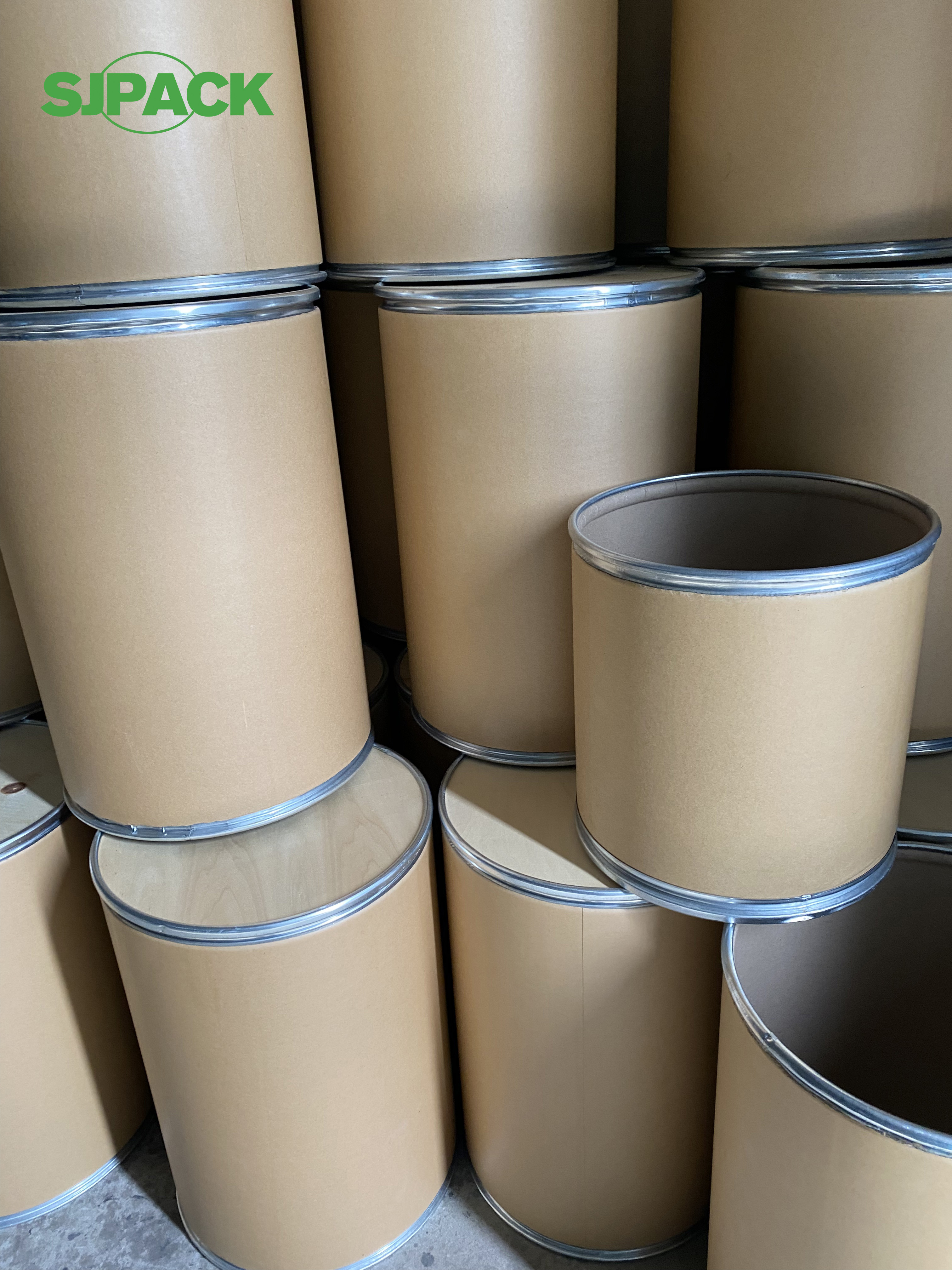 Ferrocene Catalyst Kraft Paper Drum | UN-Certified | Moisture & Chemical Resistant | 25kg Capacity | For Industrial Chemical Packaging