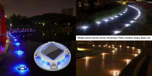 China Aluminum Solar Deck Light Outdoor Waterproof Pathway Sidewalk LED Dock Lights factory