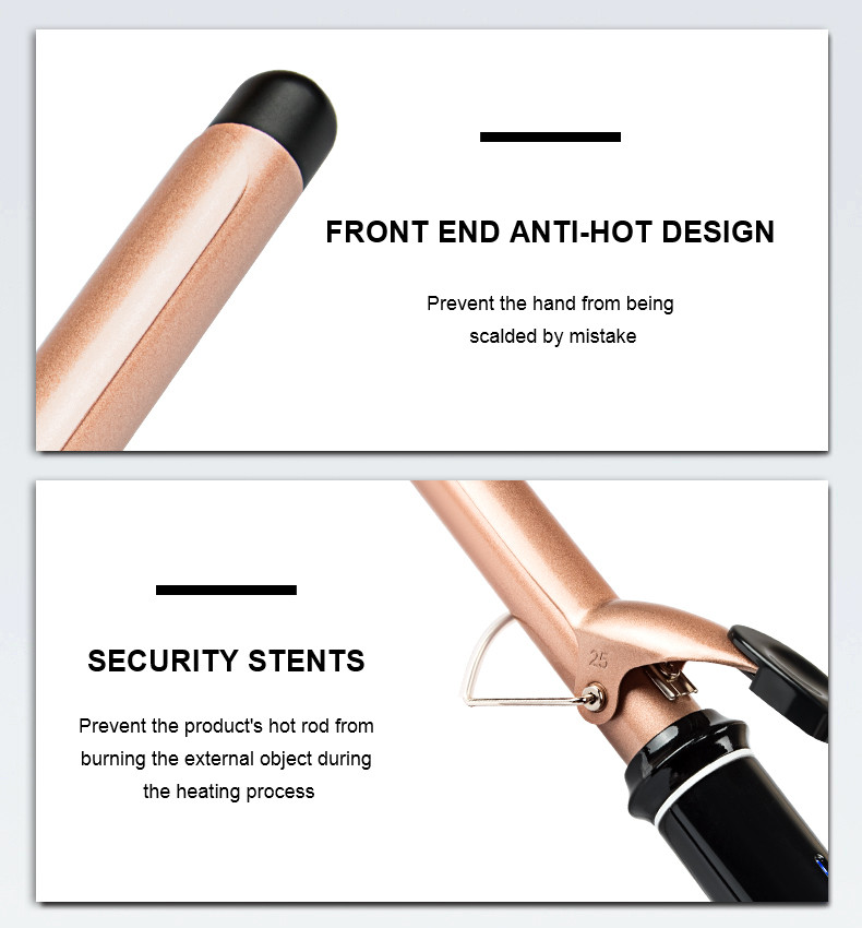 OEM Professional 65W Ceramic Hair Curler 2 In 1 Straightening Curling Iron