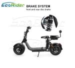 Harley 2 Wheel Electric Scooter 1500w big motor and double 60v 20ah lithium