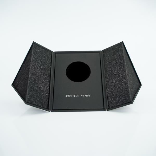 Custom Anti-Fingerprint Black Double Two Side Open Watch Box Soft Touch Magnetic