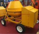 High Capacity 350L Diesel Engine Powered Concrete Mixer 4 Whees Beton Cement