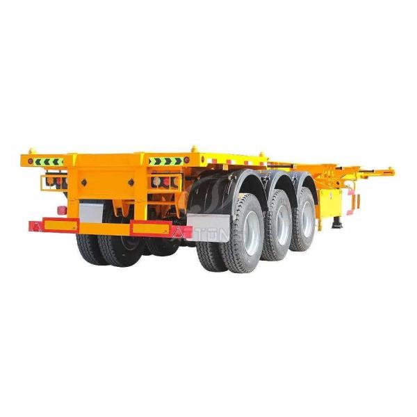 - 40ft Skeleton Container Semi Trailer Chassis Truck Trailer for Your Requiremen