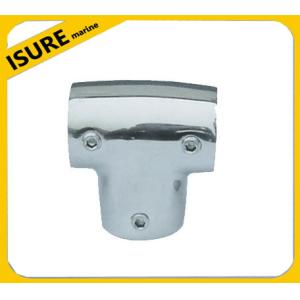 Boat Hand Rail Fitting 90 Degree 1 Tee Marine Polished 316 Stainless Steel