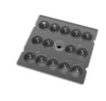 IP65 IP66 IP67 LED Light Lenses , 14in1 60 Degree 50x50mm Multi Lenses Array